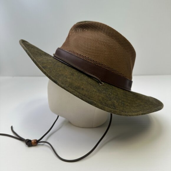 Henschel Hat Men Large Western Rope Band Strap Rodeo Cowboy Mesh USA Work Core - Picture 5 of 12